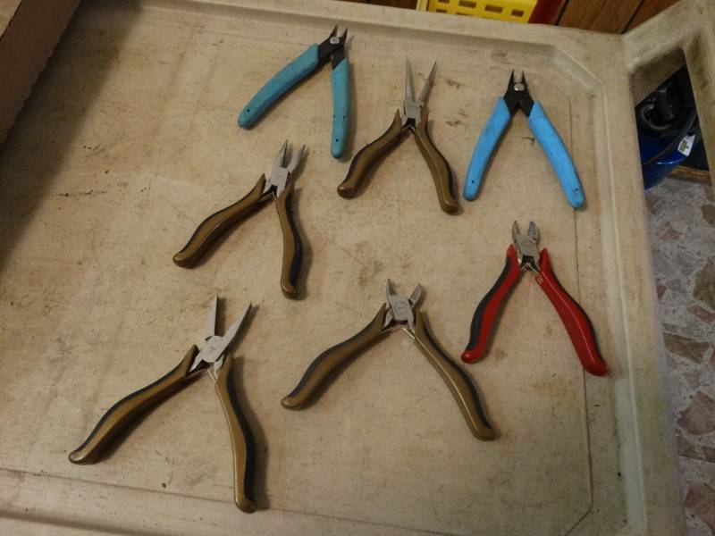 lot 2126 image: Wire Cutters, & Needle Nose Pliers