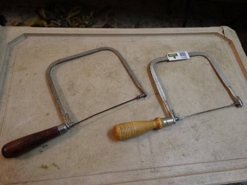 lot 2149 image: 2 Coping Saws