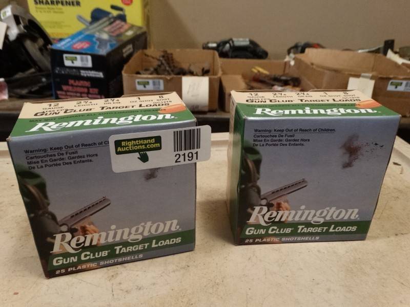 lot 2191 image: 2 Boxes of&nbspNew Shotgun Shells - Remington&nbsp
