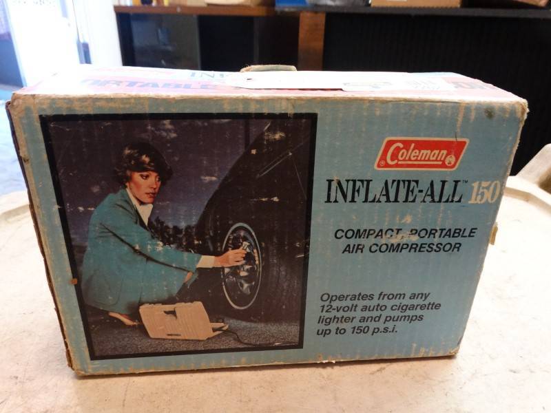 lot 2262 image: Coleman Inflate-All 150 Portable Air Compressor