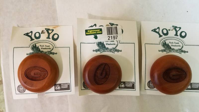 lot 2197 image: 3 Yo-Yos - Rock Creek Woodworks