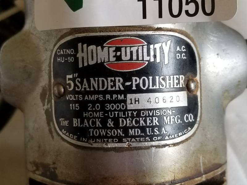 Vintage All-metal Black & Decker Corded 5 SANDER / POLISHER Model