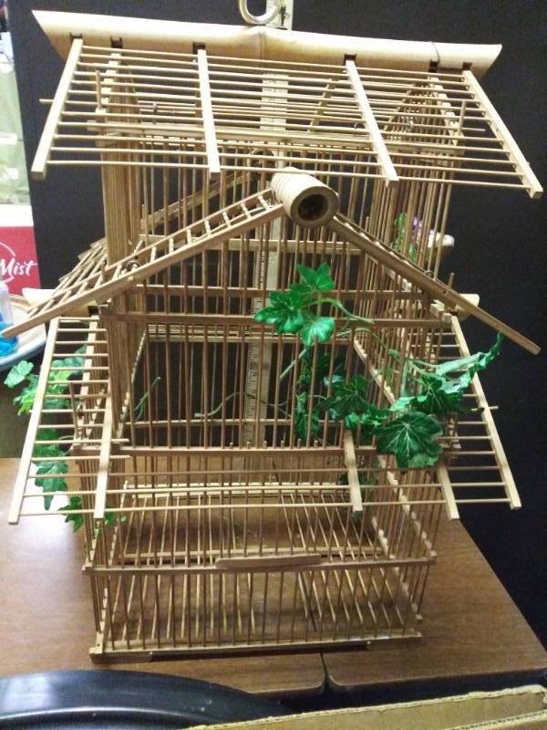 2 tier bird cage