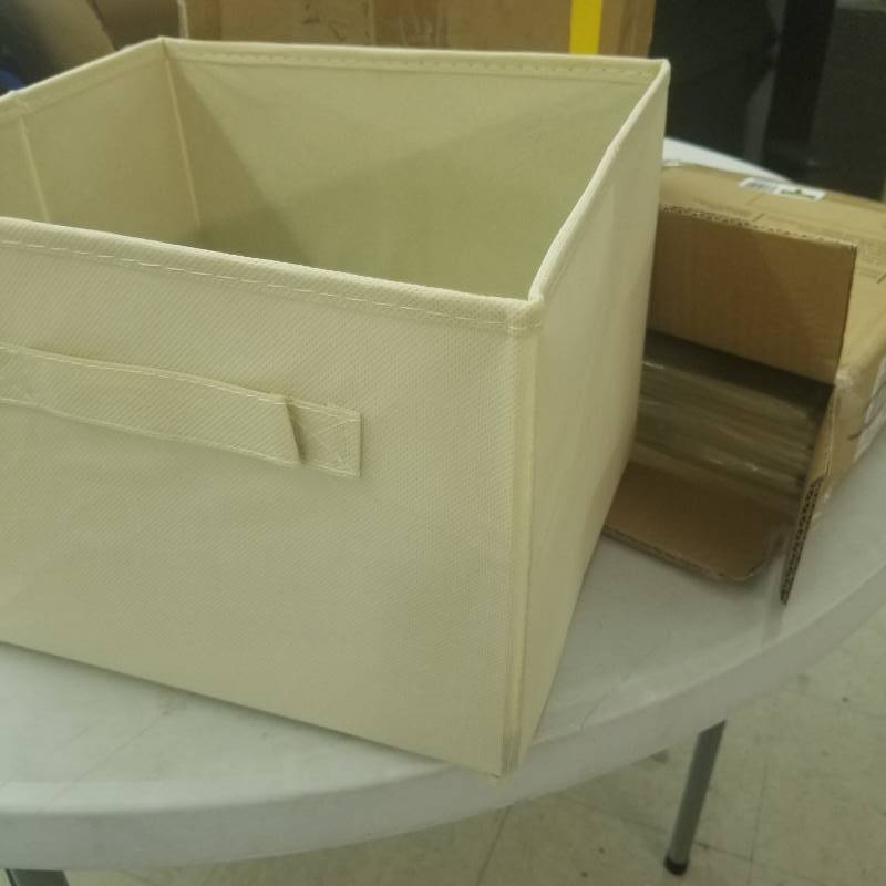 lot 11544 image: Fabric Square Storage Bins