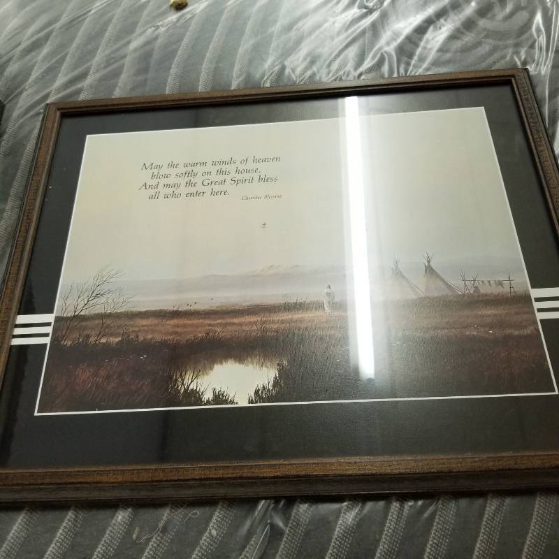 lot 12084 image: Variety Of Large Framed Pictures