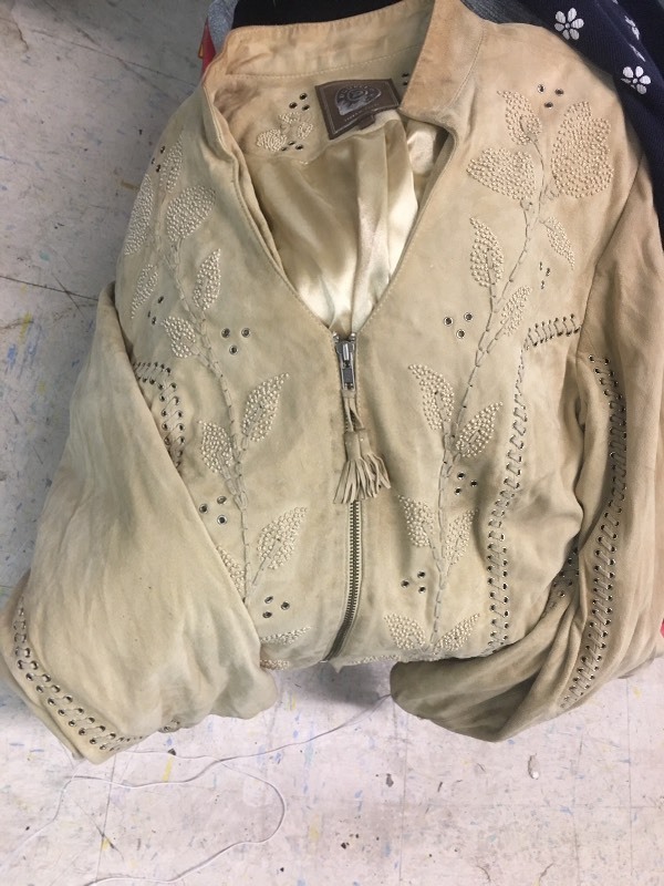 lot 12052 image: SUEDE FRINGED JACKET