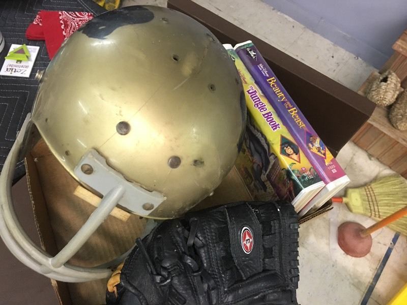 lot 12107 image: Youth Football Helmet