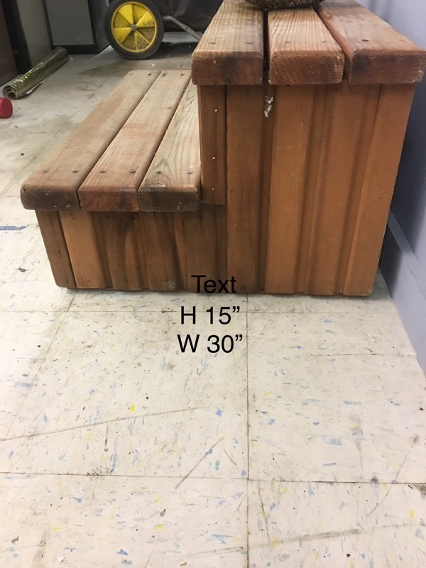 lot 12111 image: Wood Stairs