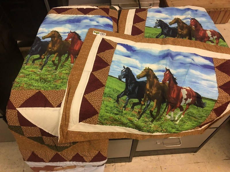 lot 12114 image: Quilt and Shams