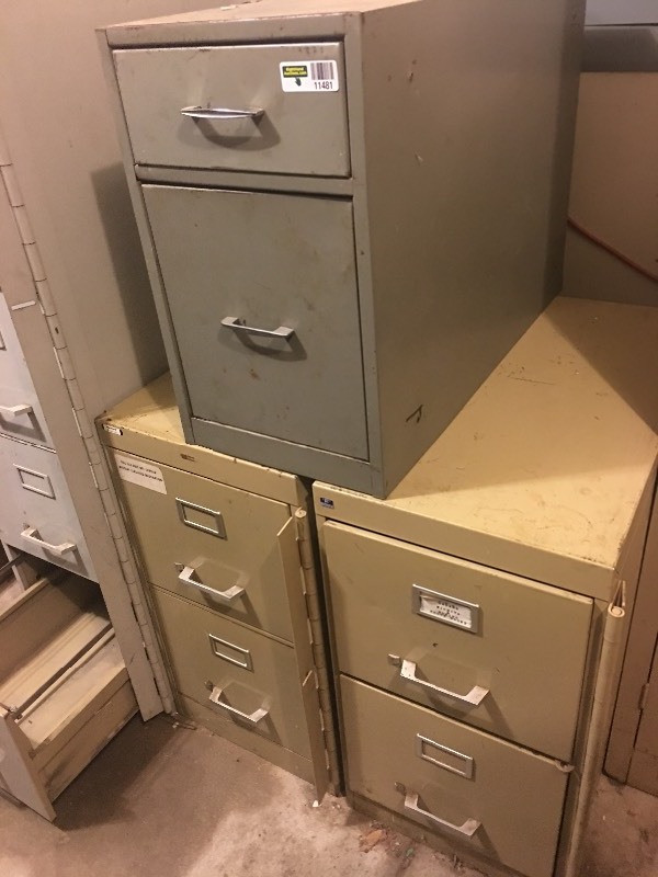 lot 11481 image: File Cabinets