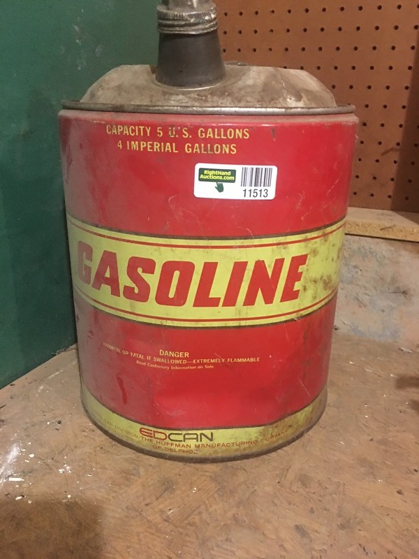 lot 11513 image: Vintage Gas Can