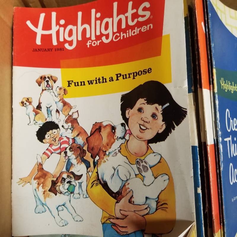 lot 12159 image: Highlights Magazine, Two books on Nursery Rhymes