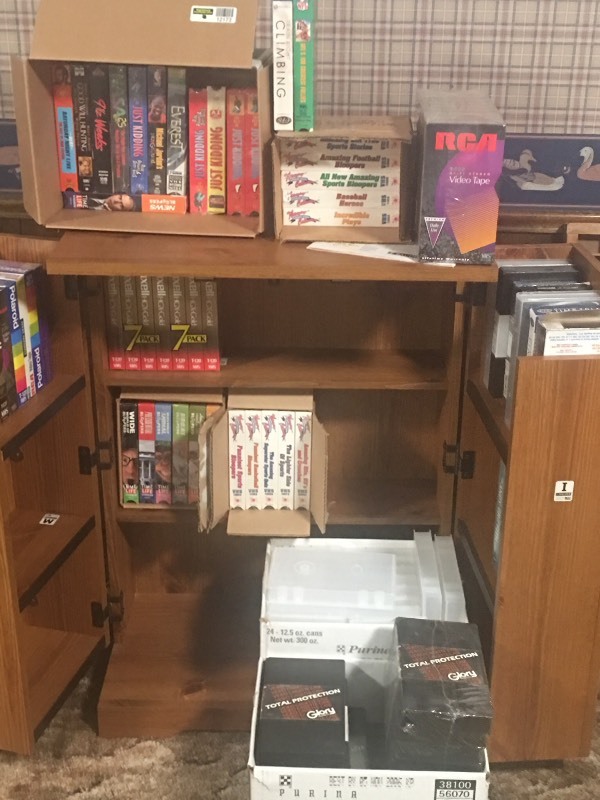 lot 12173 image: Tape and DVD Storage and Contents