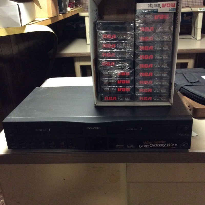 lot 12181 image: Dual VHS Player and Recorder