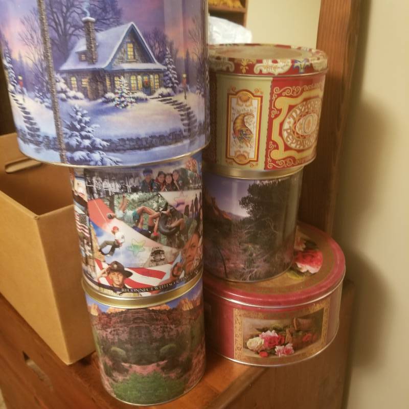 lot 12195 image: Decorative Tins
