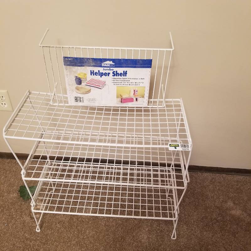 lot 12216 image: Wire Shelves