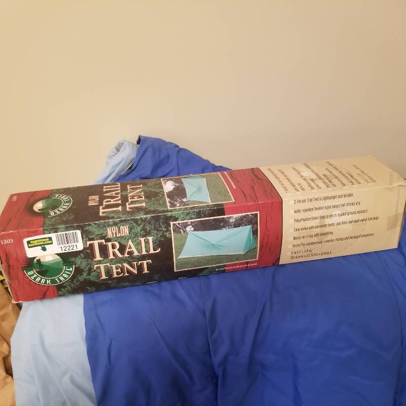 lot 12221 image: Trail Tent and Sleeping Bag