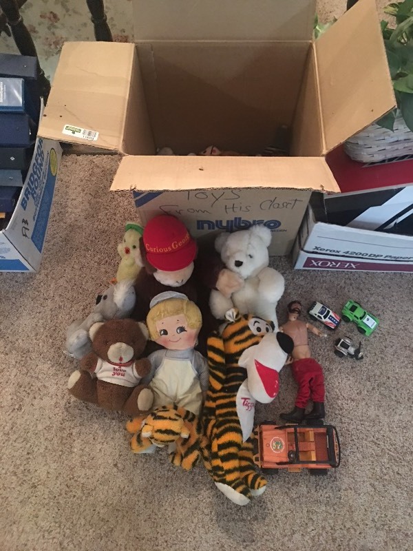 lot 11689 image: Vintage Toys including Tigger and Curious George