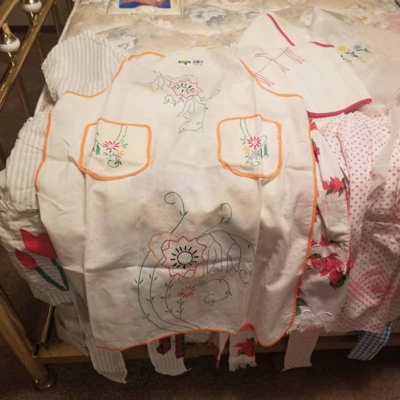 lot 12245 image: Vintage Aprons