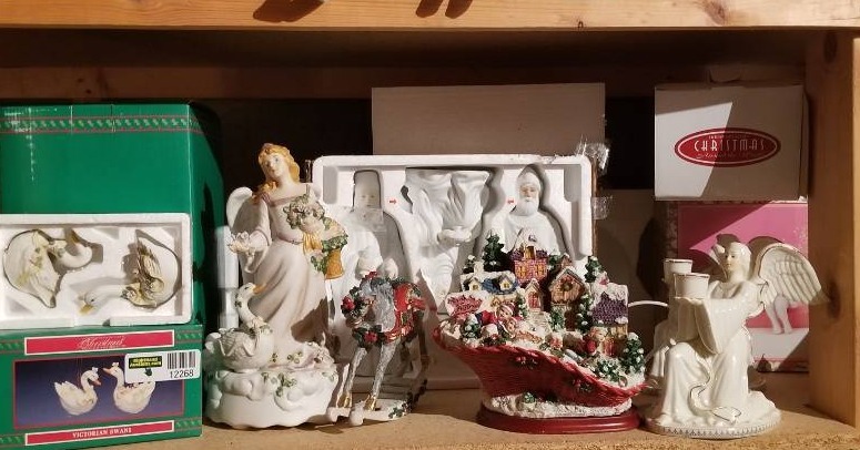 lot 12268 image: Assortment of Christmas Figurines