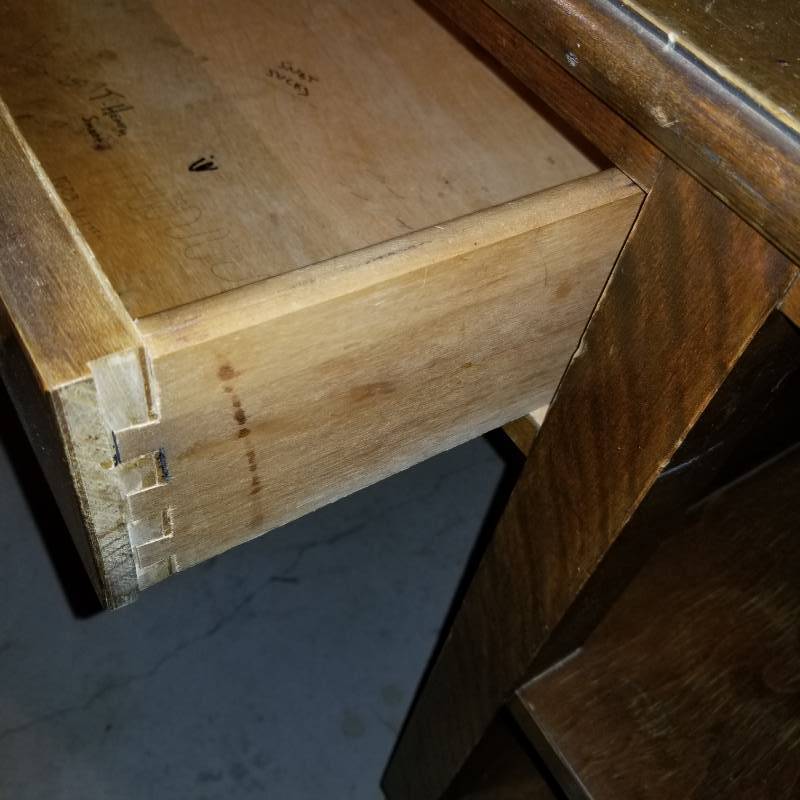 lot 12288 image: Vintage Student Desk