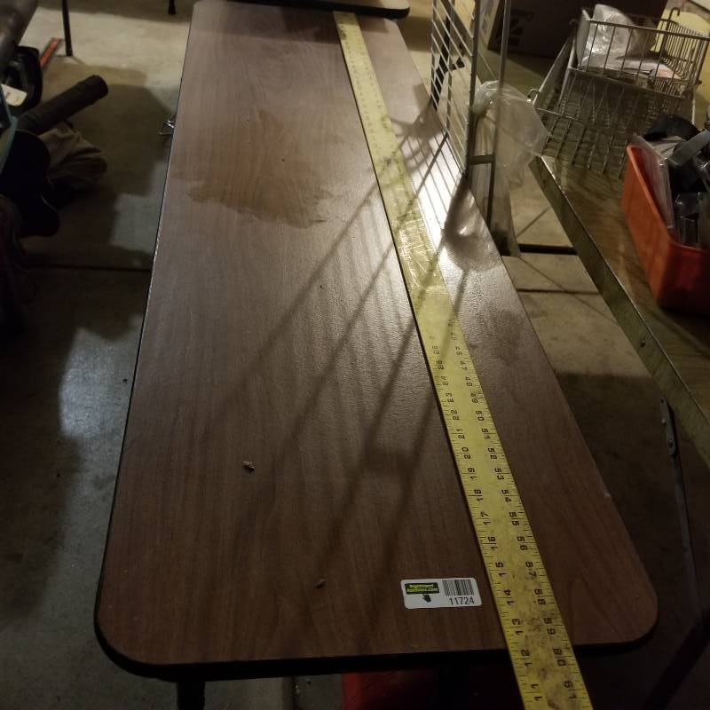 lot 11725 image: Banquet Table 5 x 18