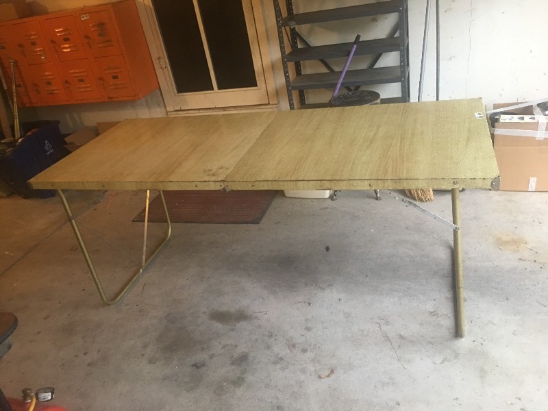 lot 11528 image: Folding Metal Table