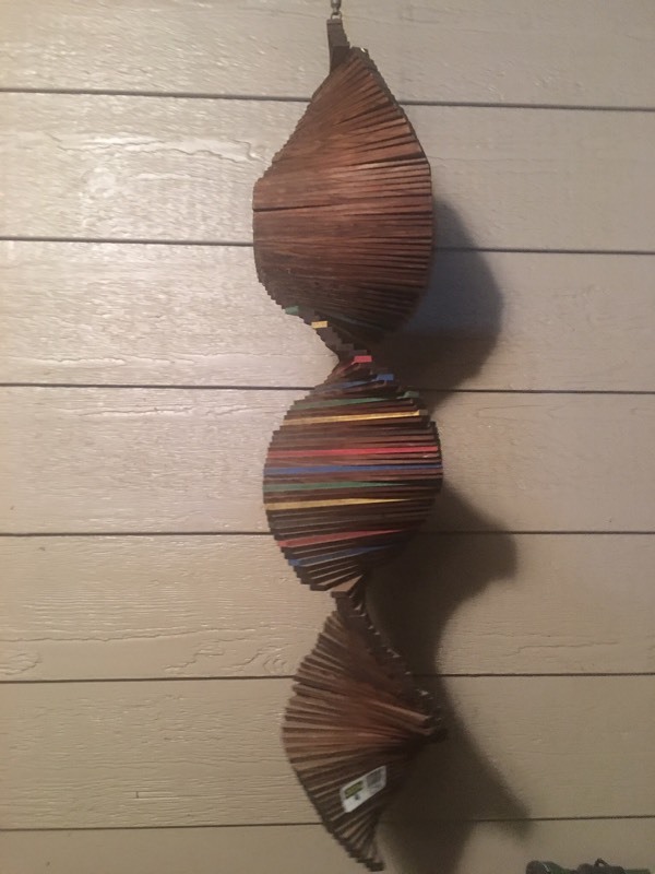 lot 12296 image: Wood Wind Spinner