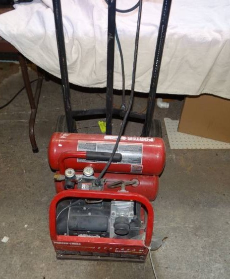 lot 4000 image: Compressor - Porter Cable, With The Dolly