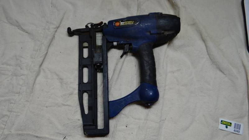 lot 4049 image: 2 12 Finish Nailer, Padded Foot, Adjustable Depth