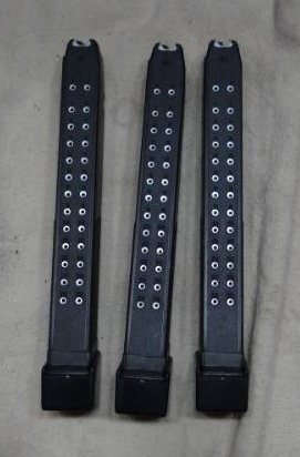 lot 4070 image: Three Glock Magazines - 40 Caliber, 31 ROUNDS EACH Thats right, THREE High-Capacity Magazines in this lot