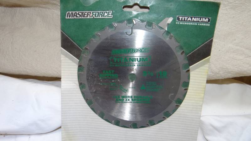 lot 4148 image: Titanium Circular Saw Blade - Still in the Package