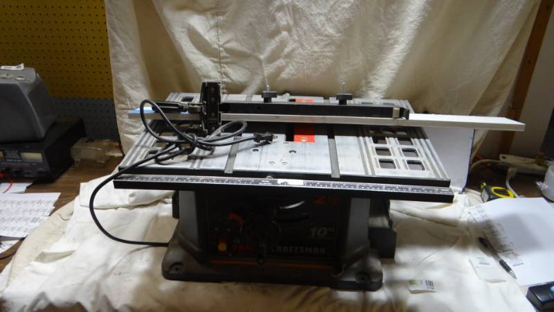 lot 4156 image: Table Saw - Craftsman - Great Christmas Gift