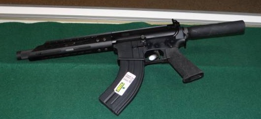lot 4072 image: AK47AR15 Hybrid Pistol - Anderson AM15 - BEST OF BOTH WORLDS