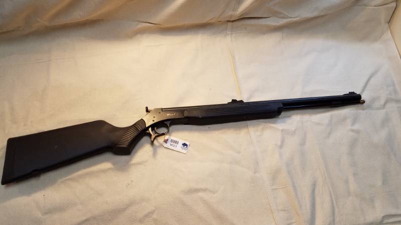 lot 9023 image: CVA Wolf Magnum 50 Cal Black Powder Rifle