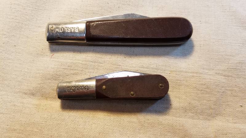 lot 9169 image: BARLOW KNIVES  2 for one bid.