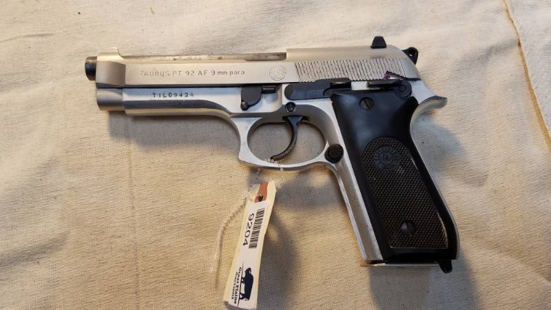 lot 9204 image: Taurus PT92 AF 9mm Handgun