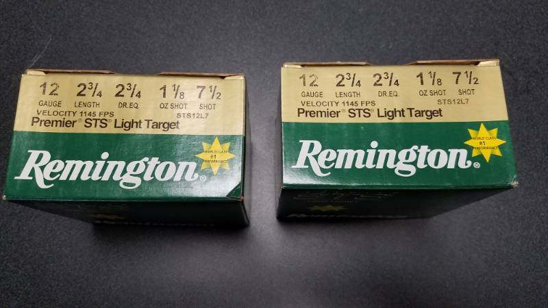 lot 9125-2 image: SHOTGUN SHELLS - 2 Boxes 12 Gauge, 2 34