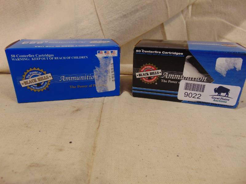 lot 9022 image: 2 Boxes .223 Black Hills Ammo