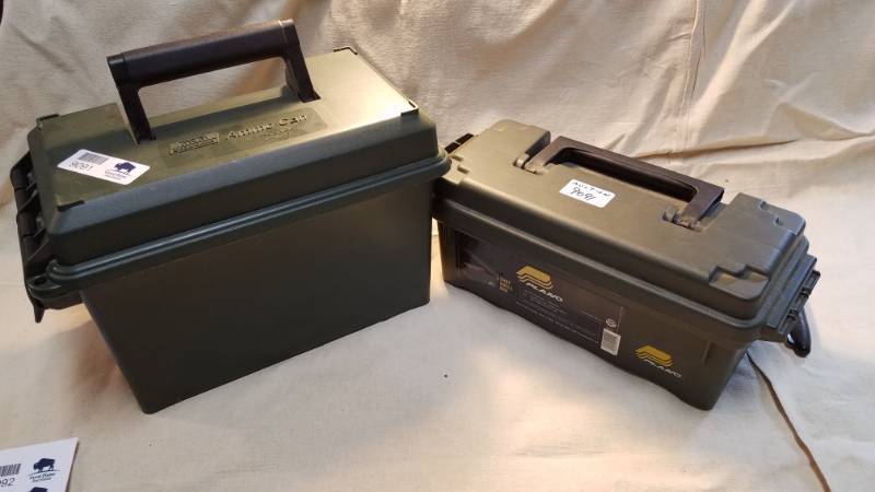 lot 9091 image: 2 Ammo Boxes - 1 Bid