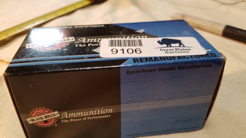 lot 9106 image: .223 Black Hills Ammo