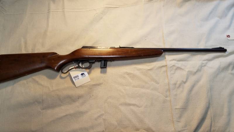 lot 9138 image: Marlin 56 Lever Action Rifle .22 Long Rifle