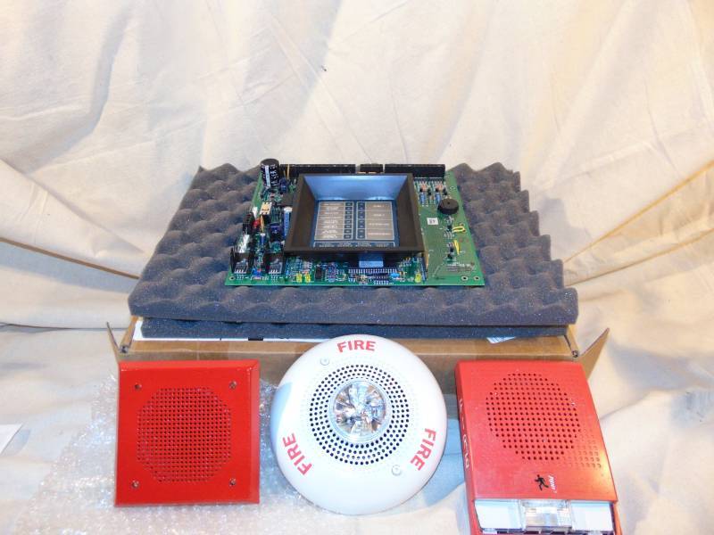 lot 9248 image: FIRE FIRE - Fire Alarm Sensor, Control Panel, and Alarm Stuff  EXPENSIVE