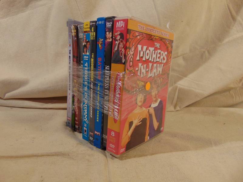 lot 9256 image: DVDs Eight SETS for ONE Bid Complete TV Series, Movies
