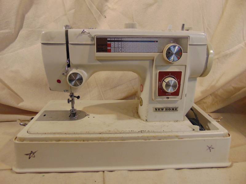 lot 9278 image: Sewing Machine - New Home with a BUNCH of stitch patterns.  Has case and pedal.