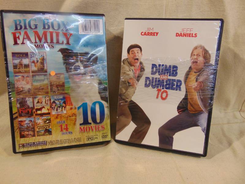 lot 9318 image: 10 DVD Movies for One Bid