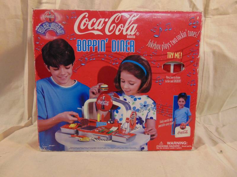lot 9327 image: Coca-Cola Boppin Diner - In the box - Let you kids play with it, or add it to your collection