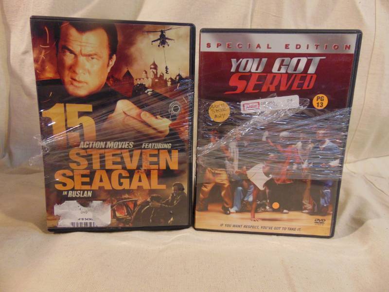 lot 9328 image: 10 DVD Movies for One Bid