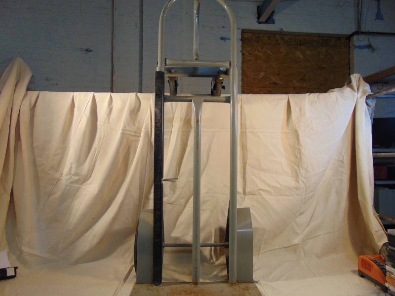 lot 9330 image: 2 or 4 Wheel Fold Down Dolley  Hand Truck - These are NICE.  Also very expensive.