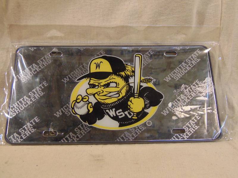 lot 9359 image: WSU Shockers Car Front Tag - COOL